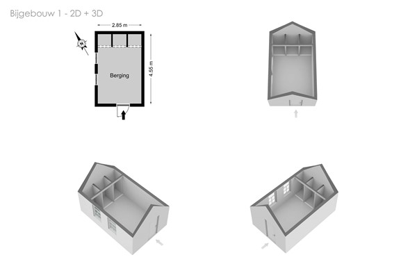 Floorplan - Sigerswâld 15, 9263 TW Garyp